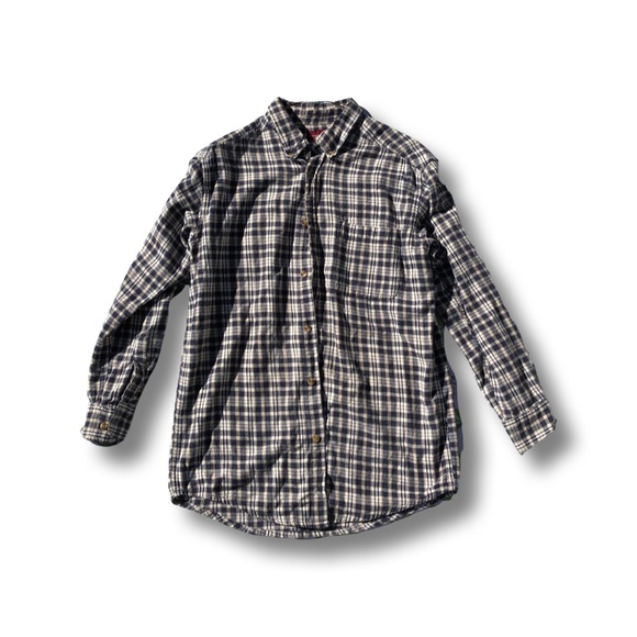 Checkered Flannel Long sleeve 90’s Aesthetic - Picture 1 of 3